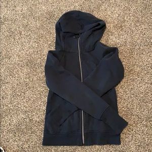 Lululemon dark blue scuba hoodie